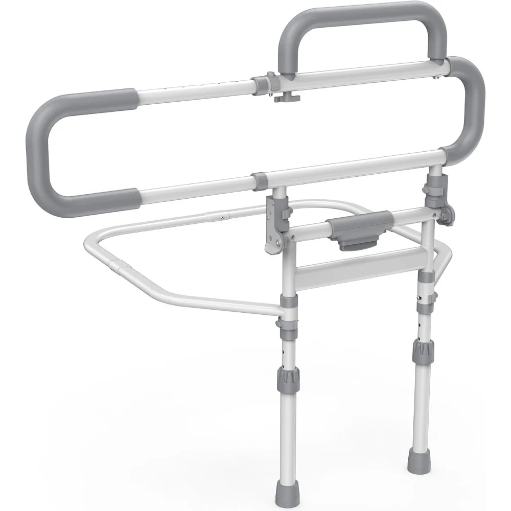 

Heavy Duty Bed Rails for Elderly Adults Safety-Foldable Bed Rail for Senior with Adjustable Heights Fits All Bed Sizes，Bed Handl