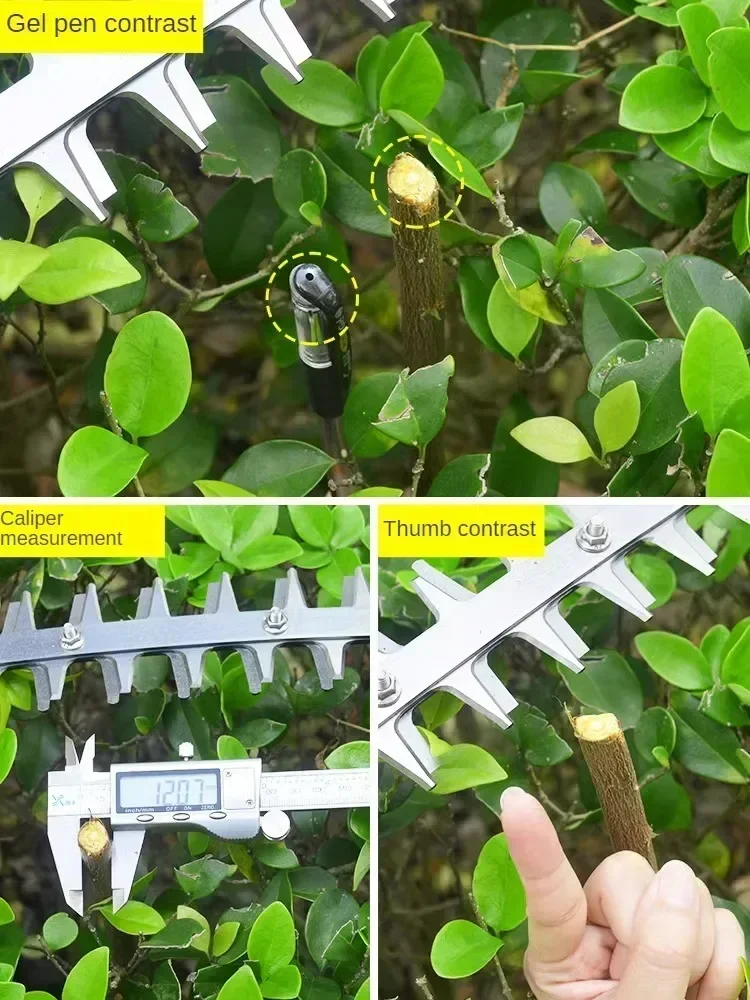 Cordless Hedge Trimmer with Brushless Motor, Lithium Battery, and Single-Handed Operation