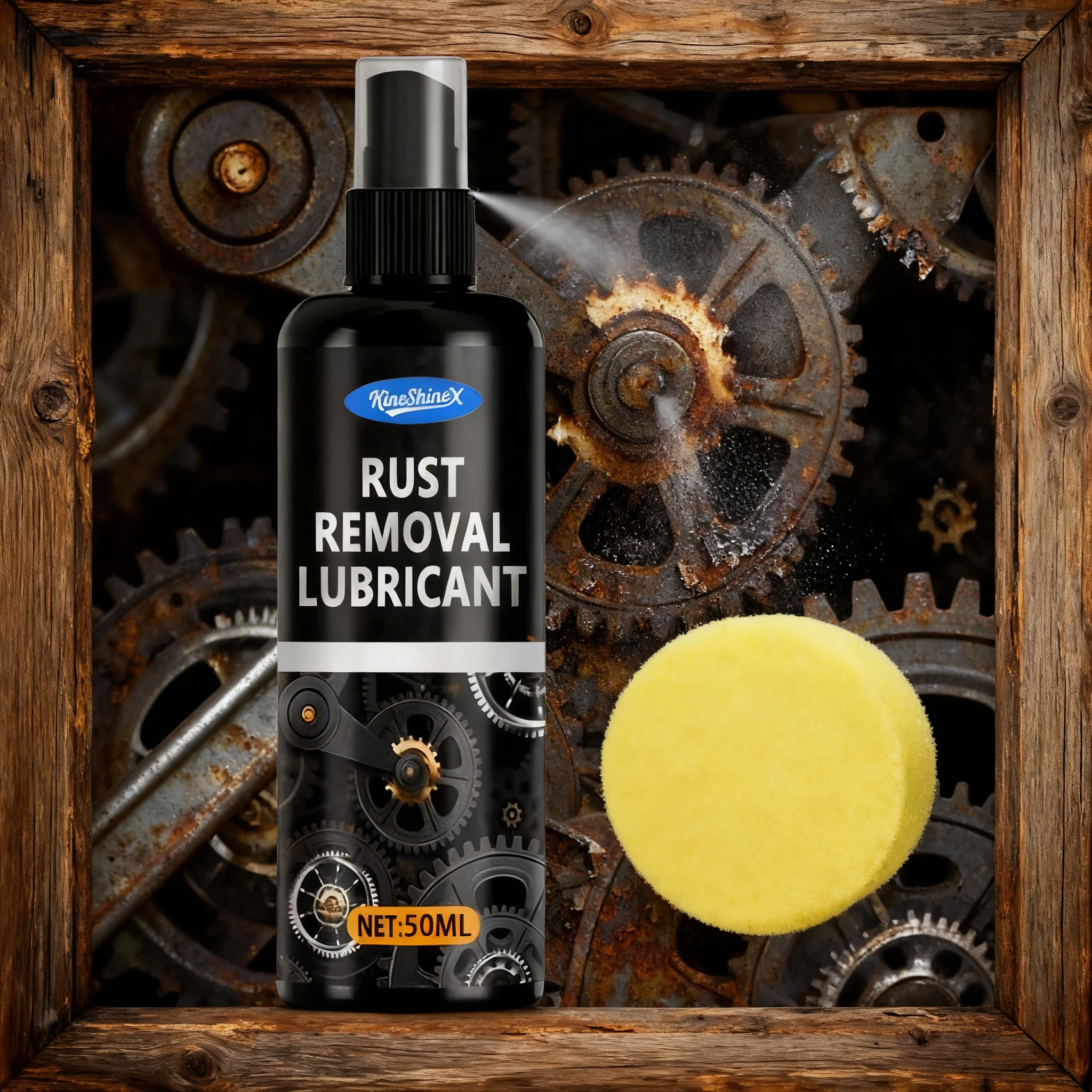 50/100ML Universeller Rostentferner Revitalisierungsspray für Autoräder & Metalloberflächen Starke Dekontamination Glatt & Zuverlässig