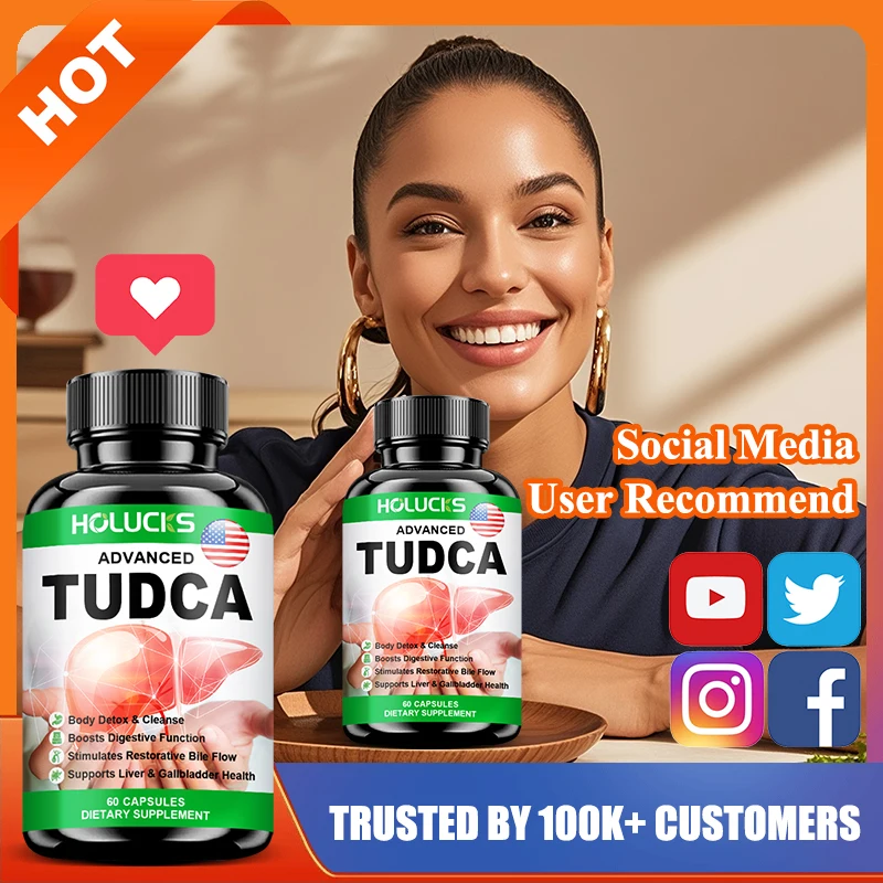 

HOLUCKS TUDCA: Добавка для очищения печени, поддержки пищеварения, здоровья желчного пузыря, ускорения метаболизма и укрепления иммунной системы