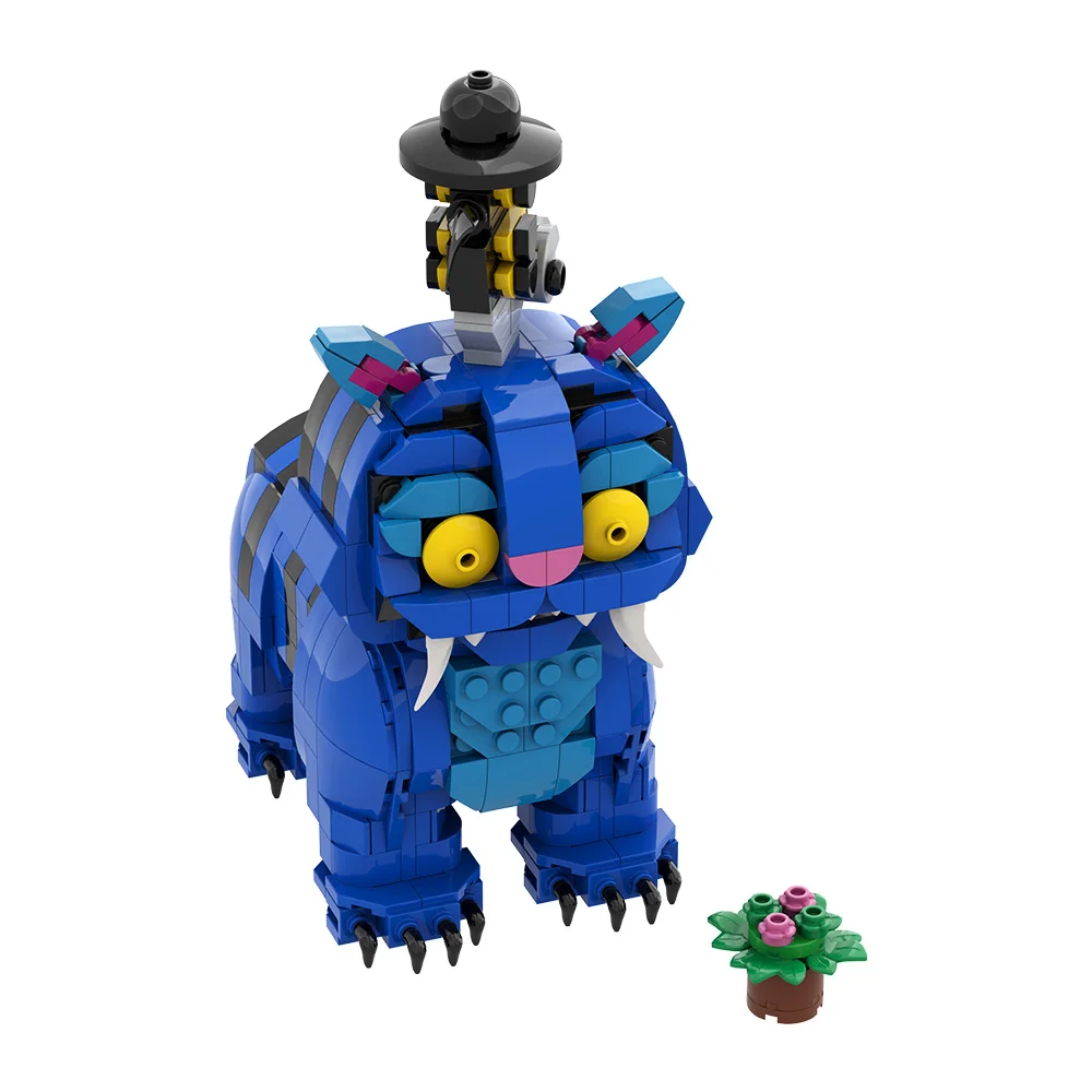 Gobricks MOC Lions corbeau Brickheadzs blocs de construction modèle sorcières chasse escouades briques bricolage assemblé jouet enfants cadeau