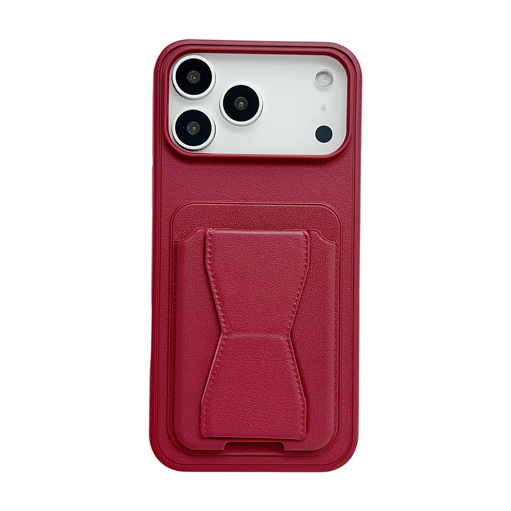 For iPhone 17 Air 16 15 14 13 12 11 Pro Max Plus Luxury Multi Functional Card Holder Phone Case Shock Resistant Protect Cover