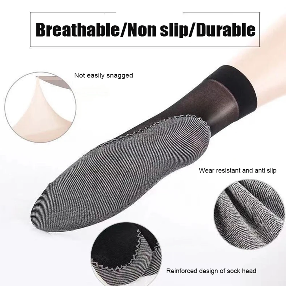 1-30Pairs الجوارب الفاخرة مزيج الحرير للنساء خفيفة الوزن تنفس مع قبضة النقاط شيك التباين خياطة الصيف الأحذية #5