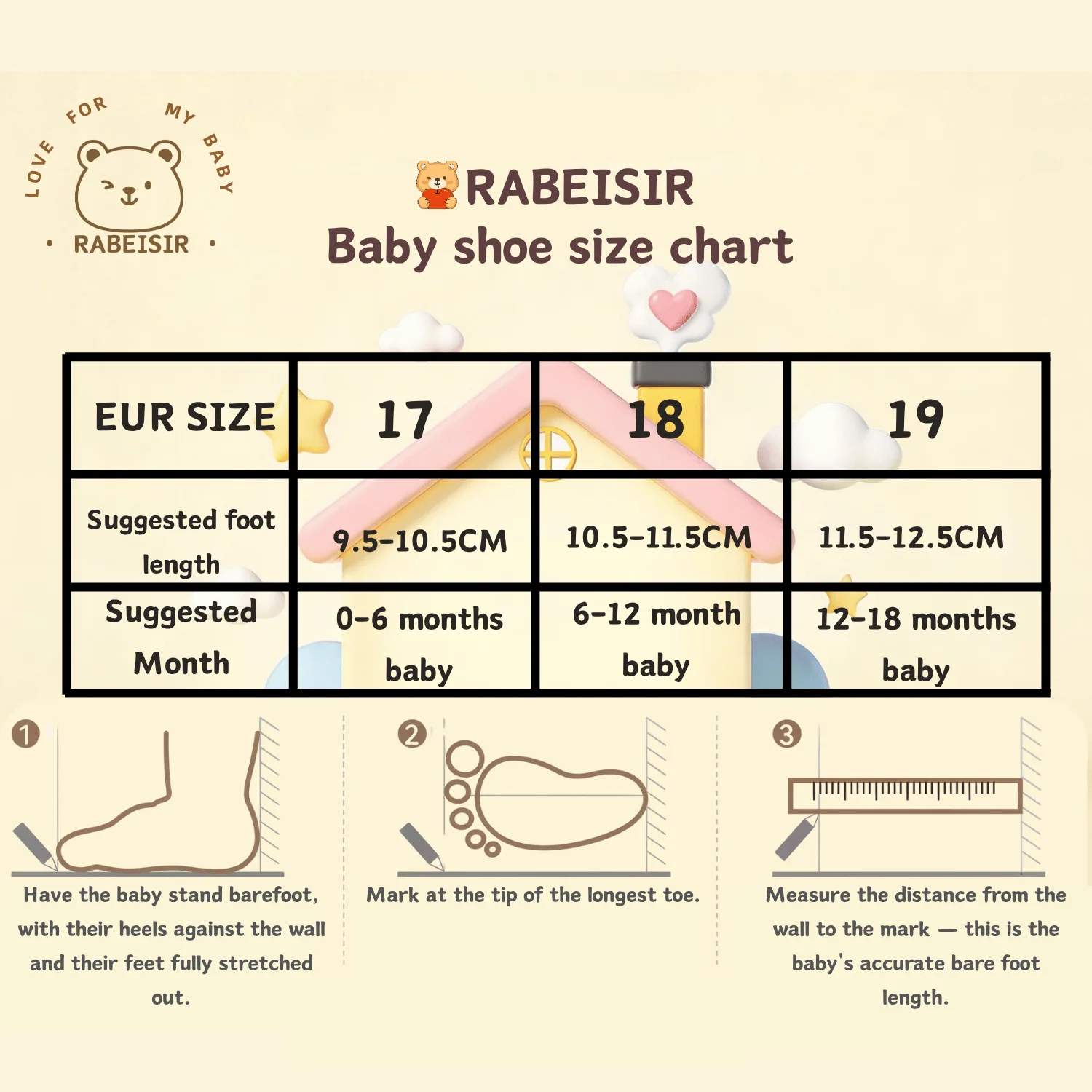 Baby-Stufen-Schuhe für Babys, erstes Paar Kleinkind-Schuhe, Babyschuhe, atmungsaktiv, rutschfest, modische Mädchen-Schuhe im Prinzessinnen-Stil – Detail 3
