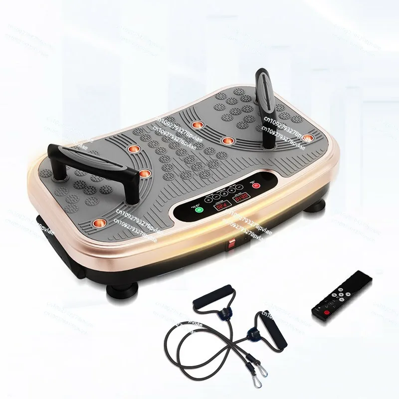 Lazy Standing Vibration Plate Burning Machine Infrared Remote Control Slimming Waist Belly Legs Fat Shaker Weight Loss Massager