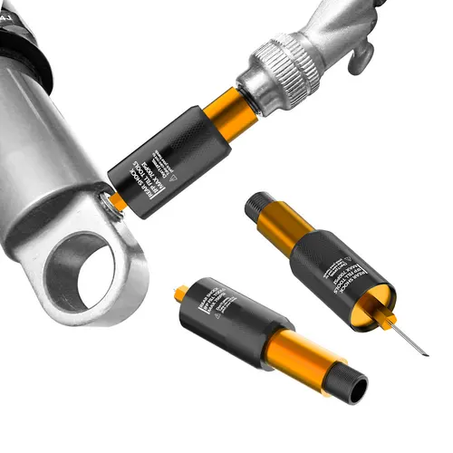 Adaptador de carga de aguja IFP para choque trasero de bicicleta, herramienta de llenado para FOXRP2/RP23/FLOAT-X/CTD/FLOAT-DPS para X-FUSION CCDB, 1/2 Uds.