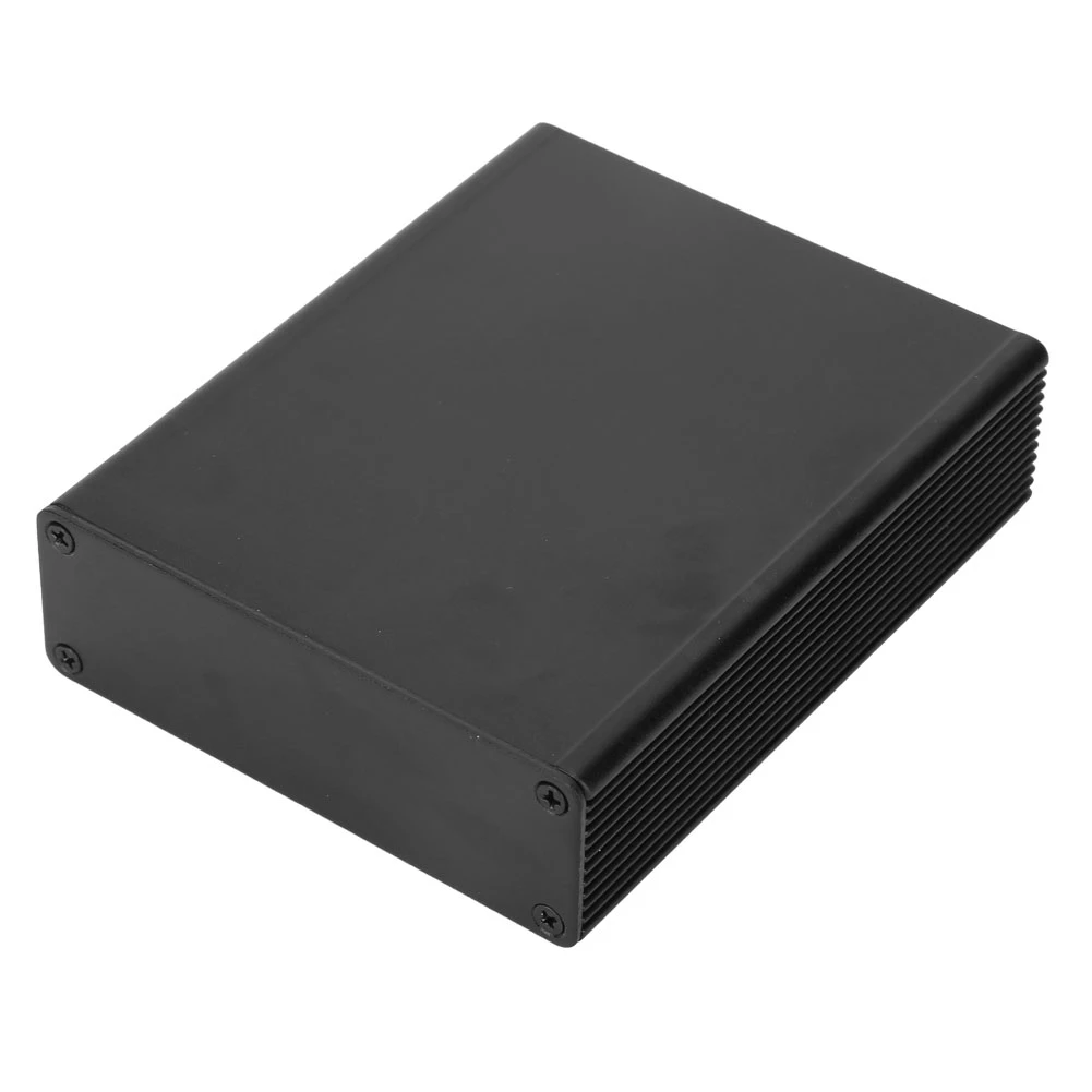 Black Aluminum Printed Circuit Board Instrument Box Enclosure Electronic Project Case