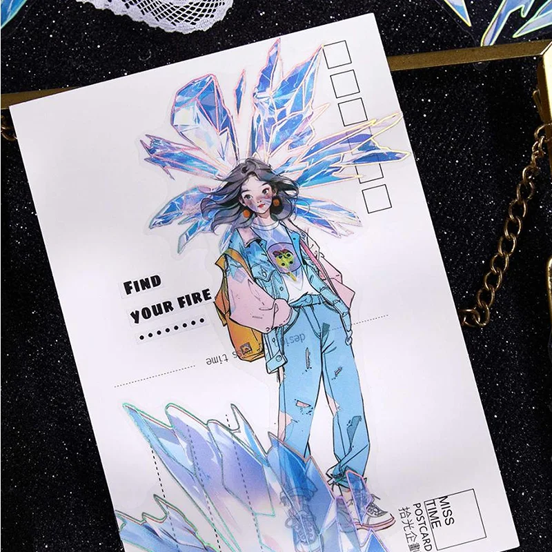 20 Arkuszy Naklejek Graffiti z Złamanych Kryształów do Samodzielnego Wyrobu Albumów, Walizek, Telefonów, Laptopów, Gitar, Dekoracyjnych Artykułów Papierniczych i Biurowych