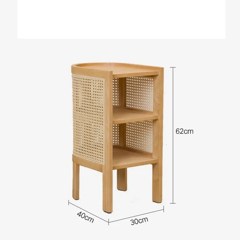 Lage Tafel Wit Dressoir Zwevend Nachtkastje Bank Zijkant Nachtkastje Rond Nachtkastje Lades 3-laags Lade Bed Bureau Nachtkastjes Schattig Mini