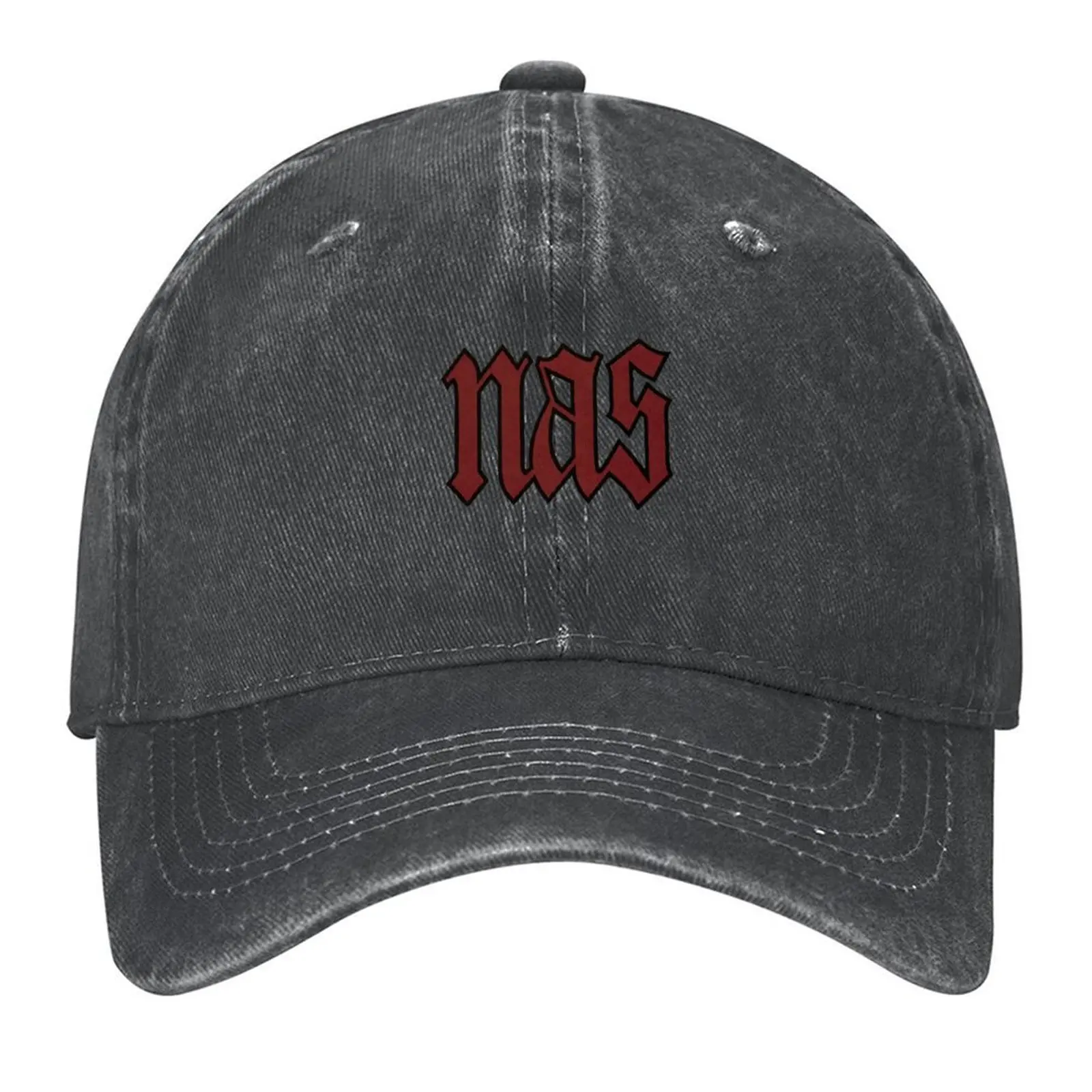 

Nas Illmatic Logo Baseball Cap Luxury Brand Ball Cap Vintage Hood Elegant Women's Hats Men's