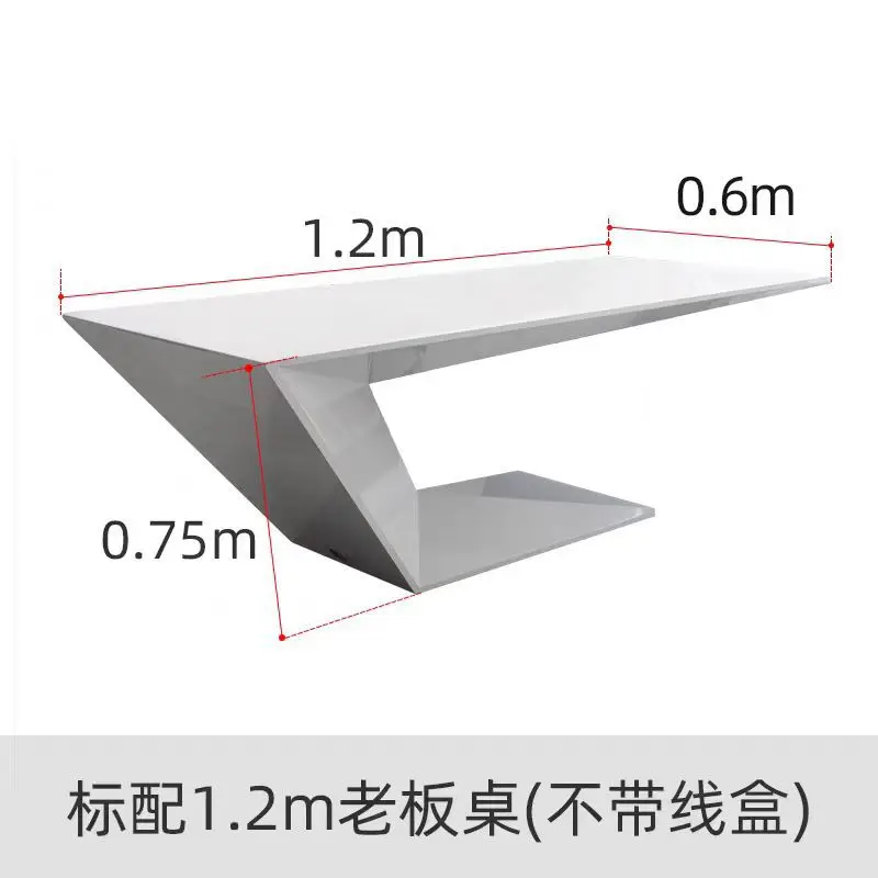 

Painting creative desk light table designer desk table household simple modern boss table and chairs