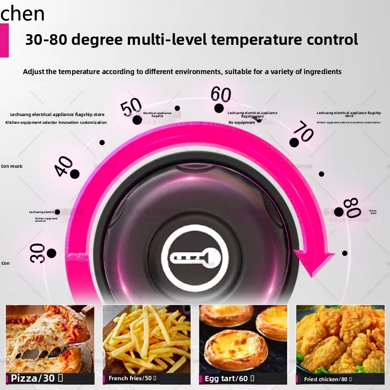 خزانة عرض عازلة للحرارة HTT لسطح المكتب صغيرة، برجر الدجاج المقلي، تورتة البيض، حاضنة تسخين الطعام، العزل الحراري