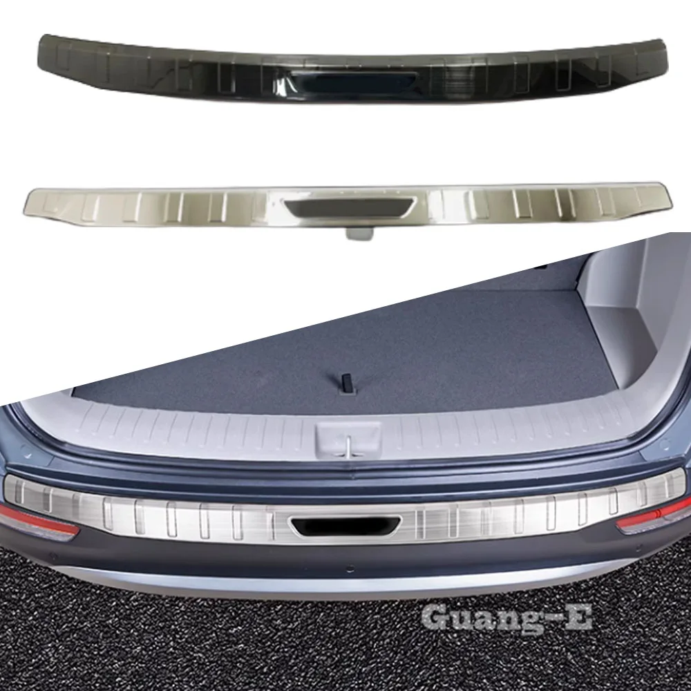 For Hyundai Custo 2021 2022 2023 2024 Stainless Steel Car External Rear Bumper Trim Decoration Cover Trunk Interior Accessories