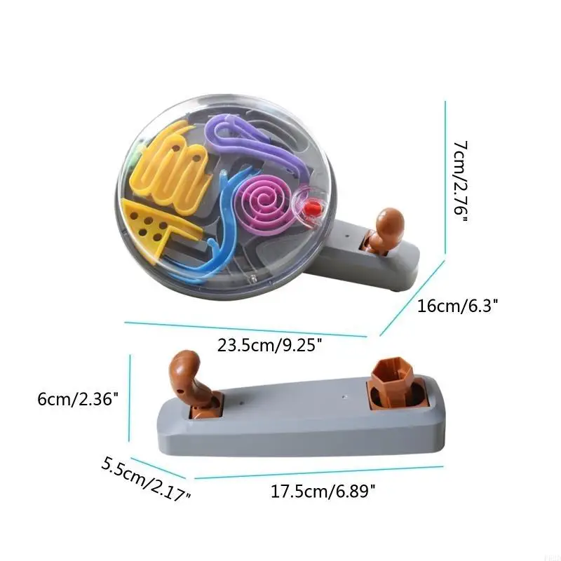 F62D Mazer Board Bead Bead Balance Balance Puzzle Toy Interactive Toy Estimulation Educación sensorial Toy Kid