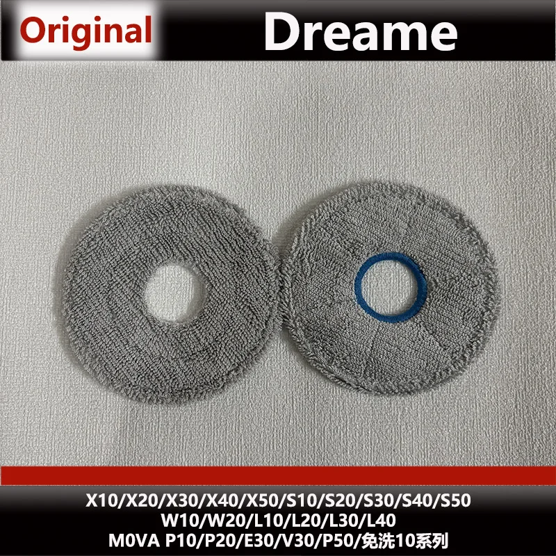 

Accessories for Original Dreame L10/L40/X20/X40 Robot Vacuum Cleaners - E30/S40/S50/30/S20/W10/W20 Mop Cloth Consumables