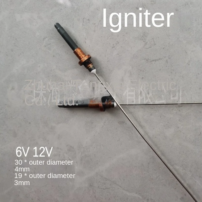

Igniter: 19X outer diameter, 3mm, 12V, 25W, 1200°C