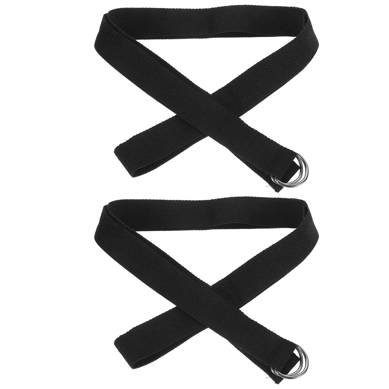 2pcs Yoga Stretching Strap – Non-Stretch Exercise Band for Home Gym, Pilates & Physical Therapy