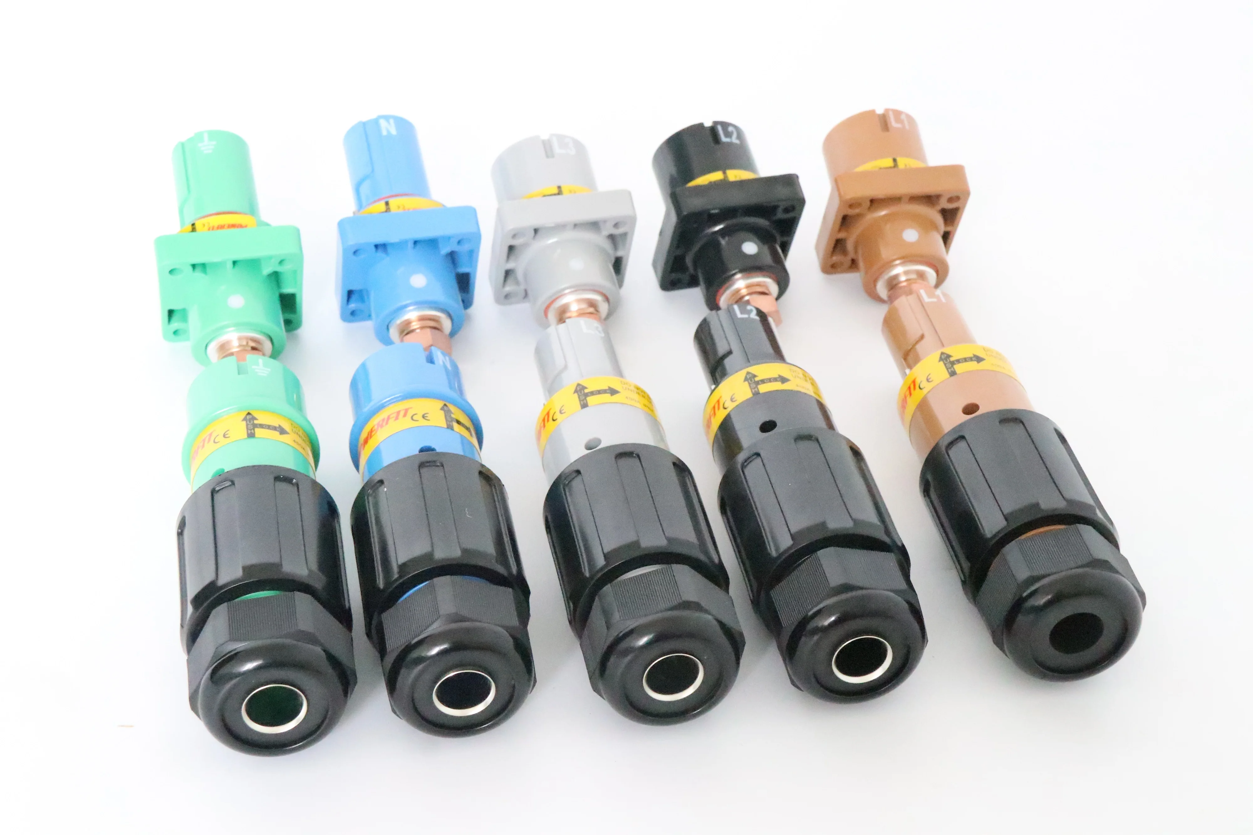 

400A European Style Connector Male/Female Powerlock Plug with Transparent Cover