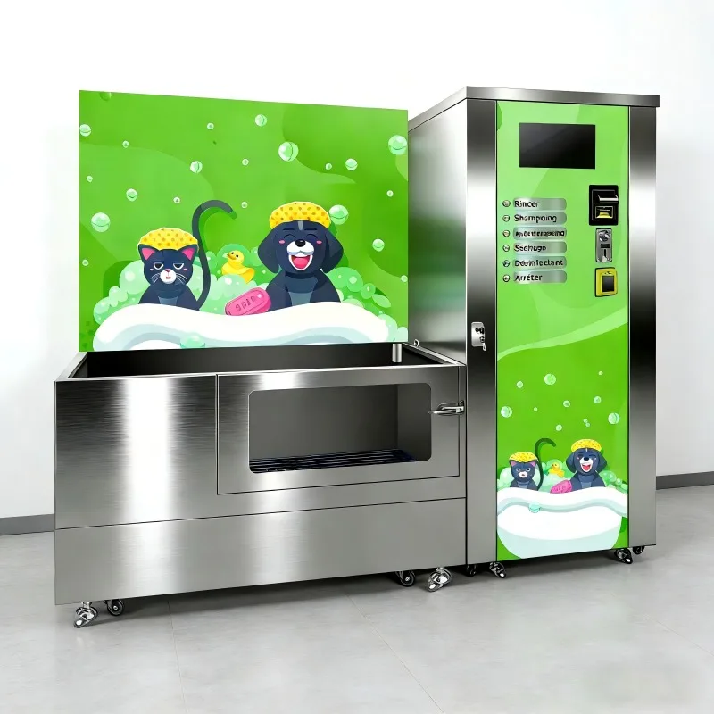 Pet Bathing Machine All‑in‑one Washing Rinse Drying Structure Large Dog Tub Customized Commercial Self Service Dog Wash Station
