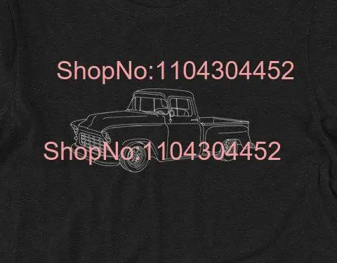 55 Pickup 1955 Hot Rod Truck T shirt Classic Vintage 50 s Retro Car long or short sleeves