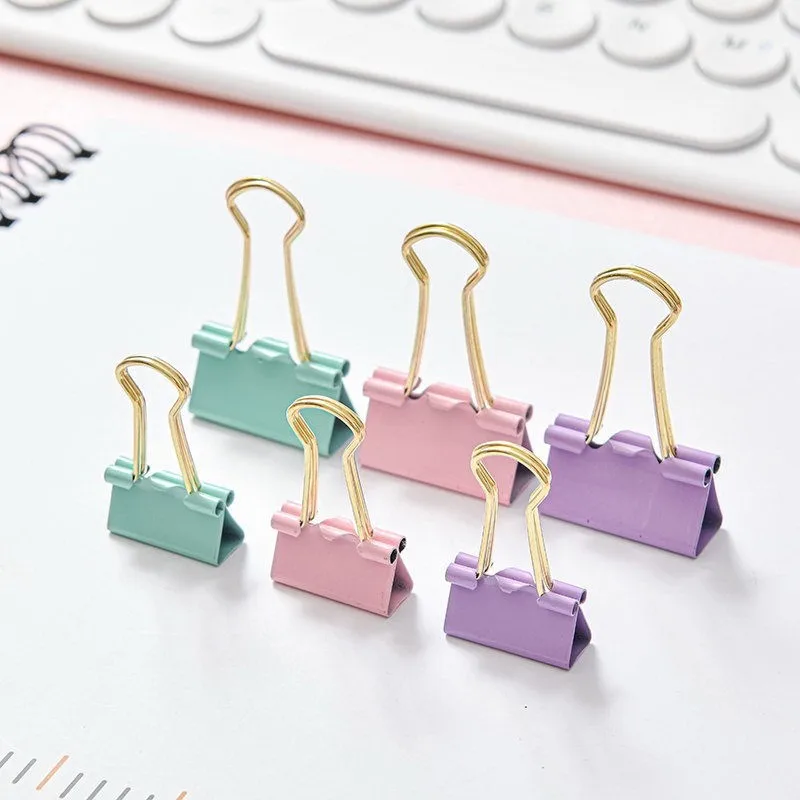 Multi functional stationery set macaron Paperclips/thumbtacks cute/Triangle clip/binder clip/thumb tacks pushpin