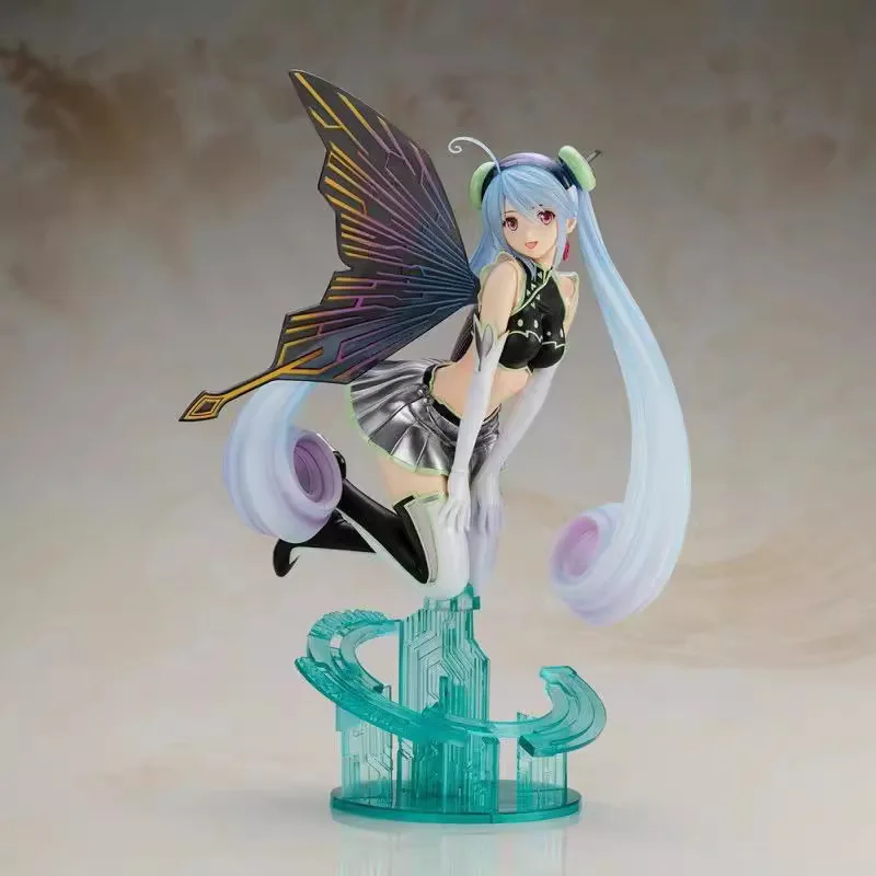 26cm 4-Leaves Tony'S Heroine Collection Dennou Yousei Ai-On-Line Anime Figures Pvc Action Figure Toy Game Collectible Model Doll