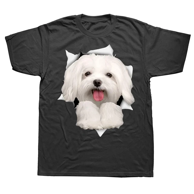 Maltese dog t shirts best sale