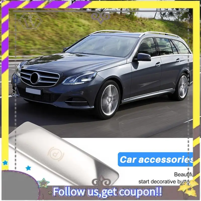 

ABXV-Car P кнопка переключателя спуска ножного тормоза декоративные наклейки для Mercedes Benz E Class W212 C Class W204 GLK аксессуары