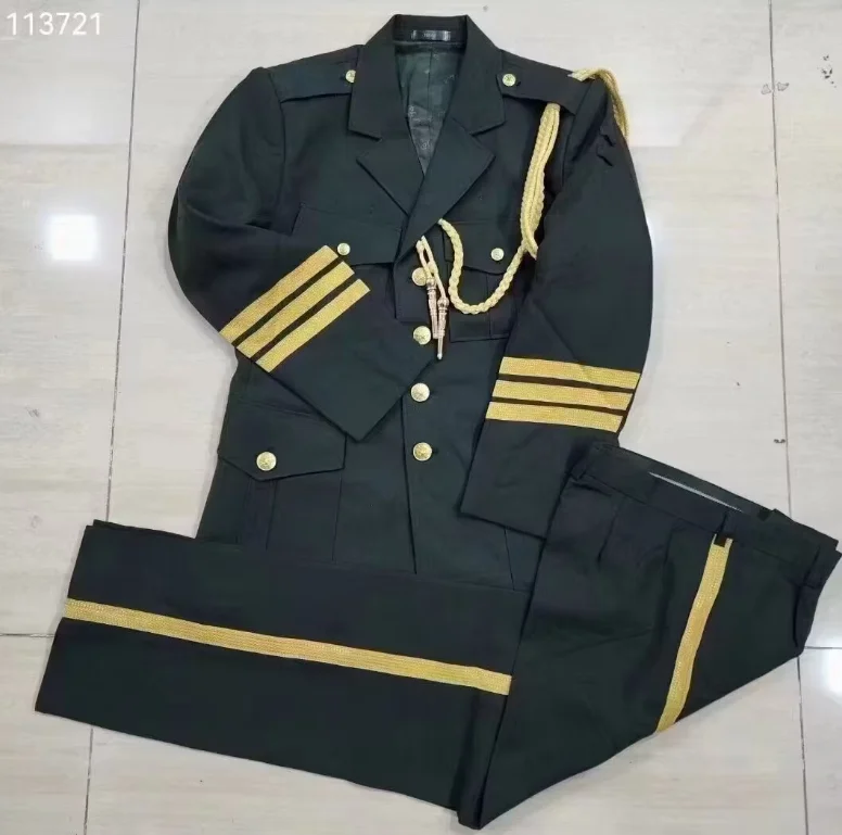 

Chinese Uniform Green Etiquette Occasions Man Stage Ceremonial Suit