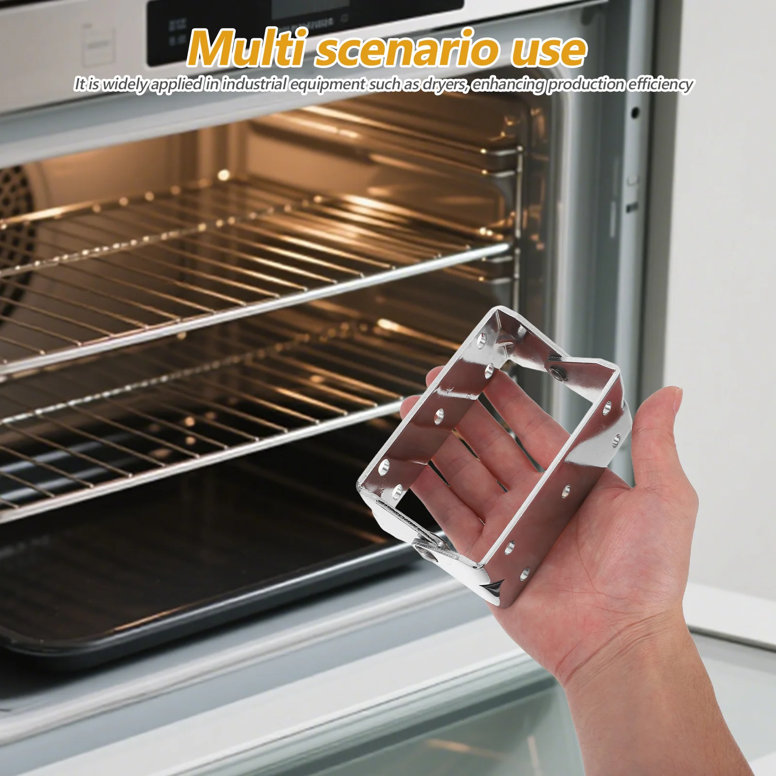 

U-образная дверная петля для духовки 108, 42 мм, сменная стальная сверхмощная запасная часть для двери духовки, оборудование для коммерческой кухонной техники