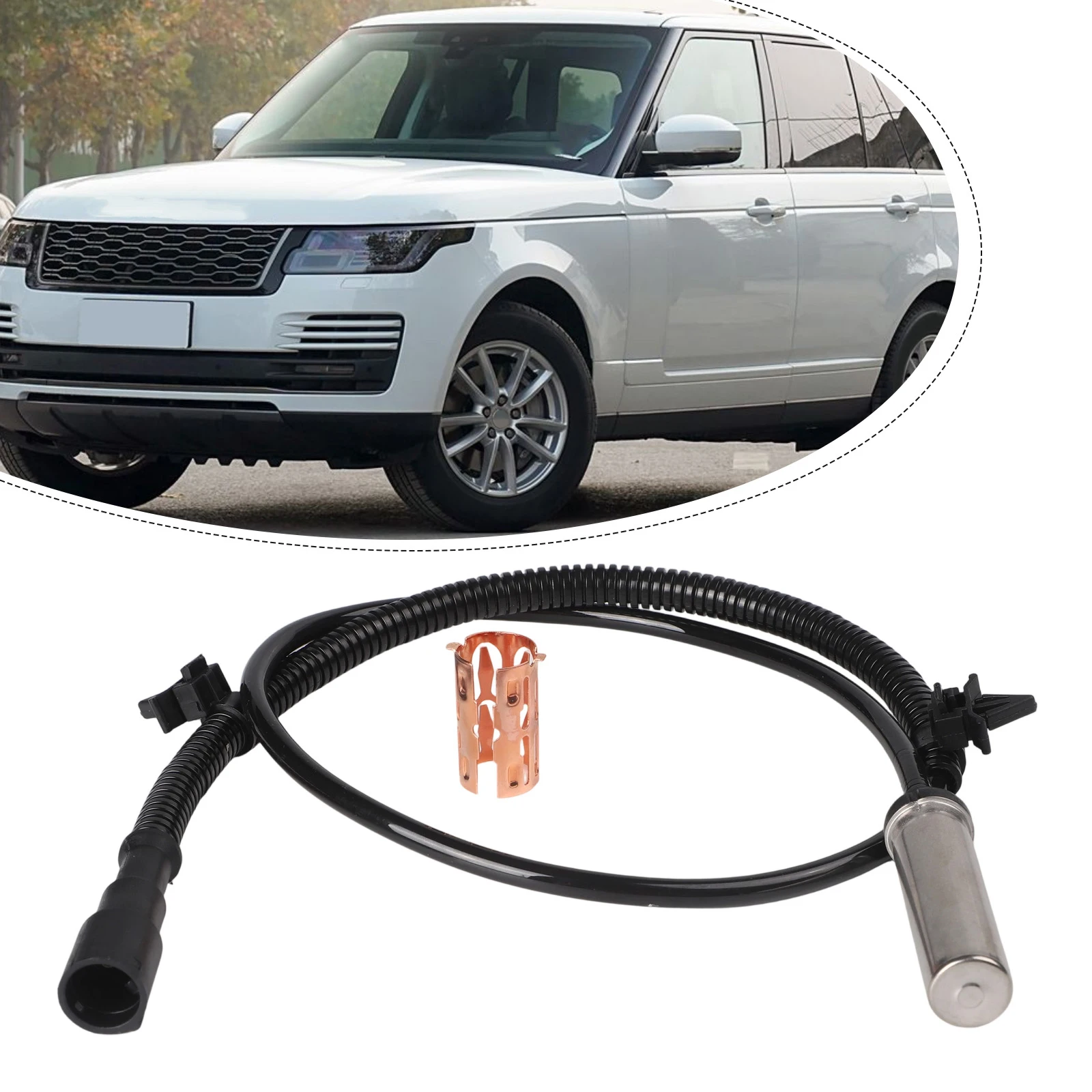 

Датчик скорости переднего колеса для обслуживания автомобиля Датчик скорости автомобиля, совместимый с Defender 1990-2016, простая установка