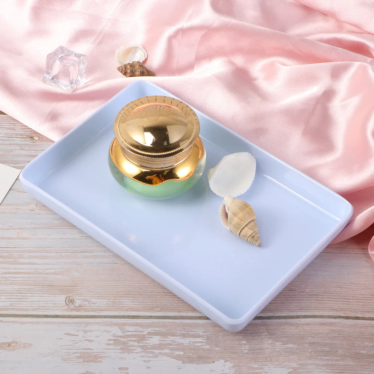 Jewelry Tray 10*16Cm Plastic Trinket Dish Storage Organizer For Earrings Rings Bracelets Necklaces Anklets Lenses Hair view 2