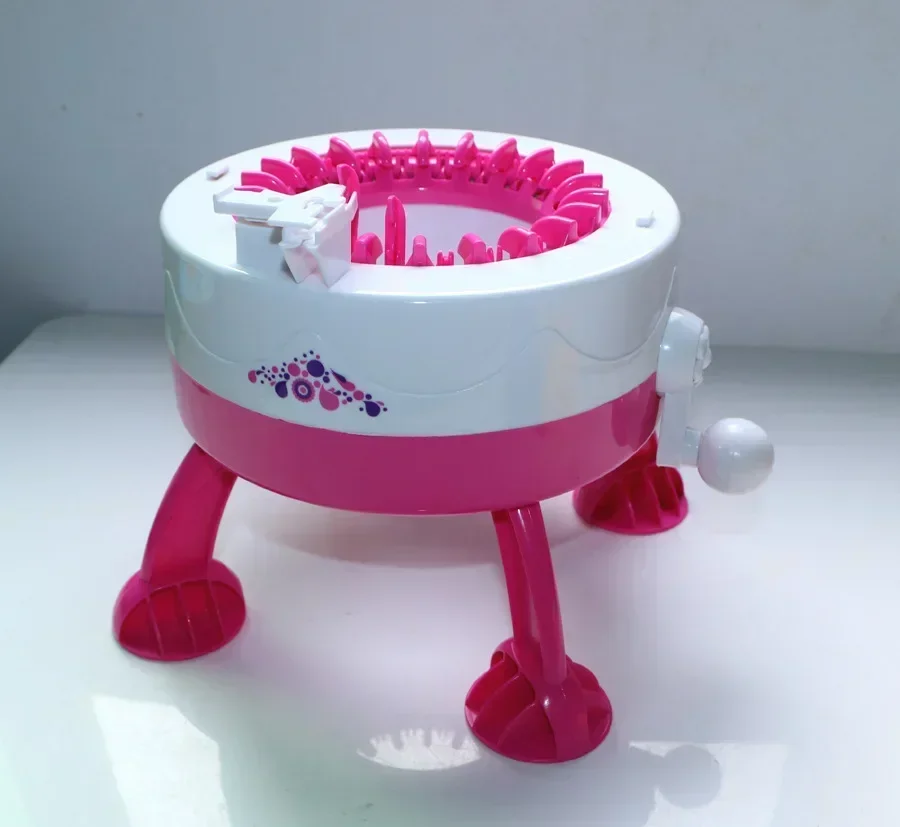 [Grappig] Weven weefgetouw dromen Kids DIY breiwol machine Pinguïn slimme wever met 2 houten lens educatief leren speelgoed meisje cadeau