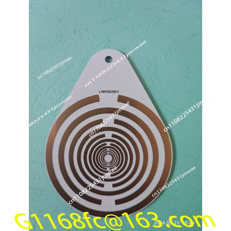 Polarizing Disc 6 Cm on Both Sides, 2 Discs in Droplet Shape, Multi-wave Oscillator Antenna Pendant