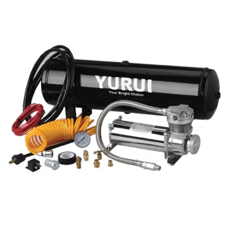 Rebuild Kit  Air Suspension Compressor with air tank for Truck and air Horn Ride Compressor Off-road 12 Volt Airlift 480