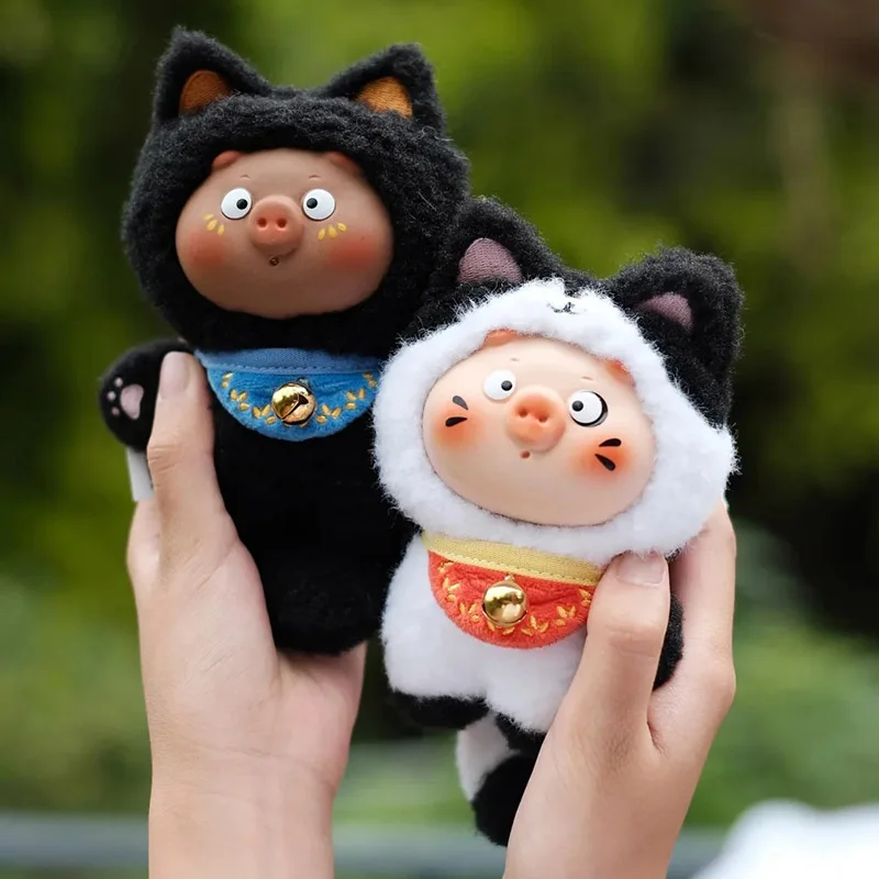 

POrky RORo Cat Planet Fortune Series Blind Box Mystery Box Surprise Bag Pendant Collect Keychain Anime Doll Decor Toy Gift