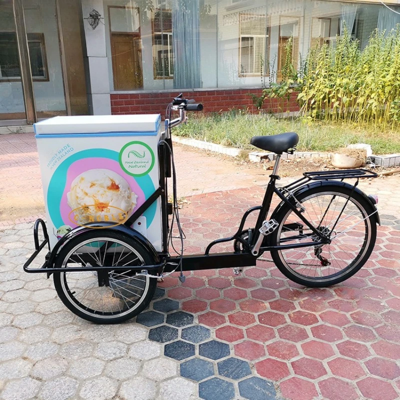 

Electric pedal tricycle, refrigerator car, mobile ice cream sales car, night market stall, mobile cold drink station