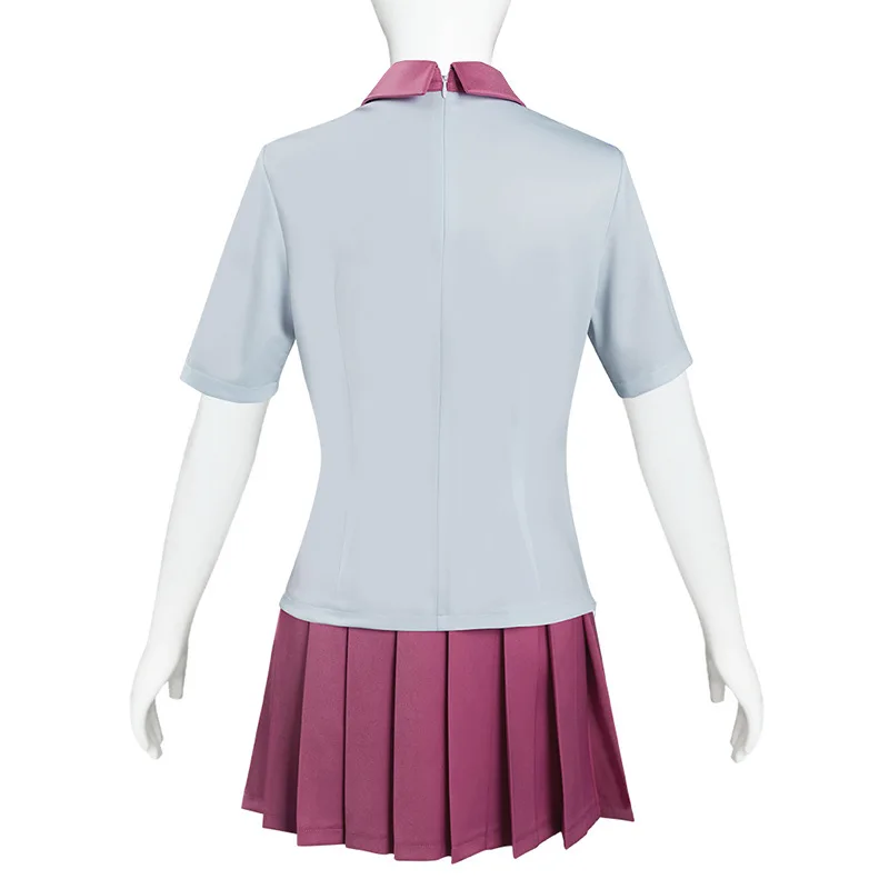 Anime Anne Amphibia Marcy Cosplay Costume Grey T shirt Purple Skirt Wu Anne Boonchuy Halloween Fancy Dress