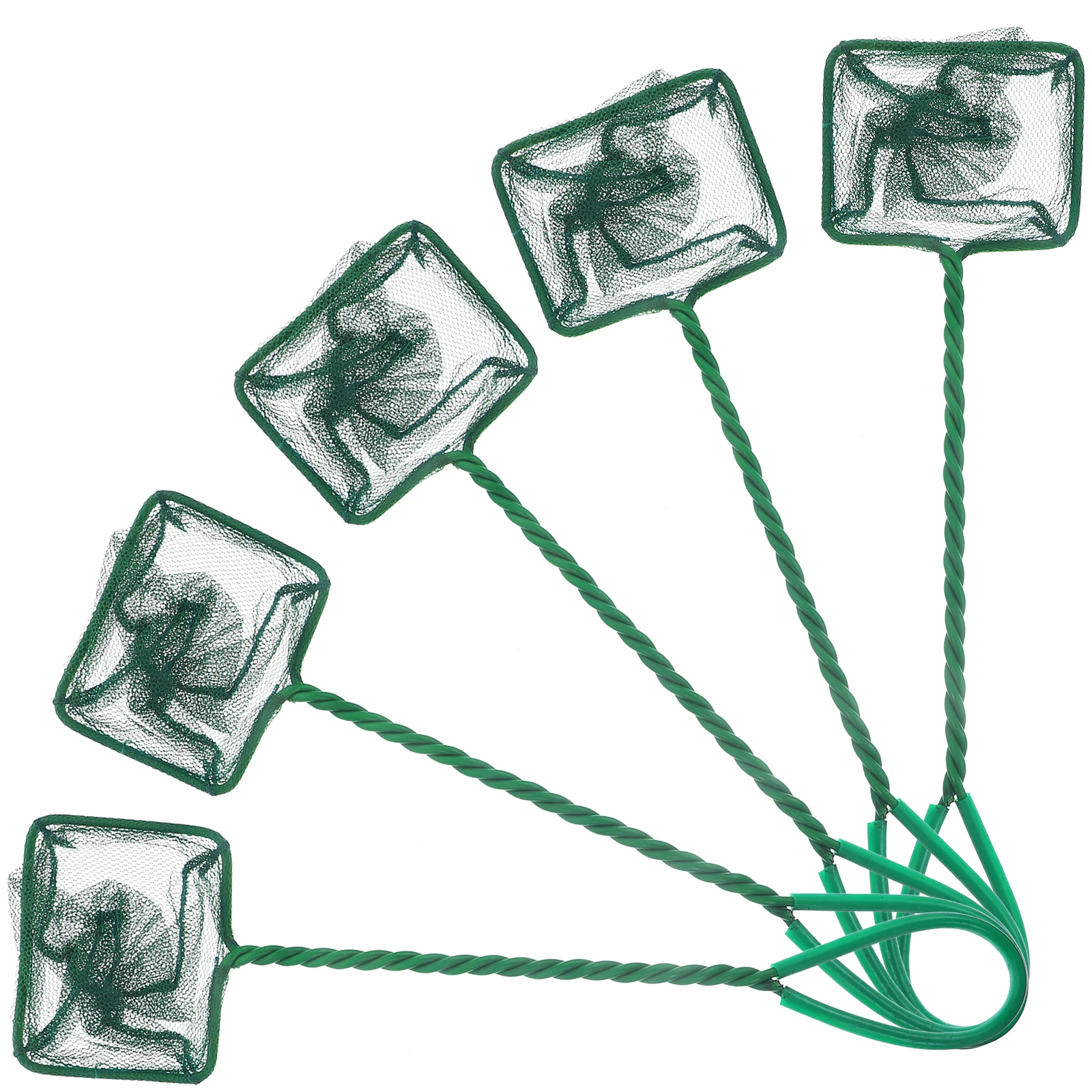 

Fishing Net Small Green Nets for Aquarium Tank Spoon Catching Durable Stainless Steel Deep Net Fish Shrimp Safety Pet