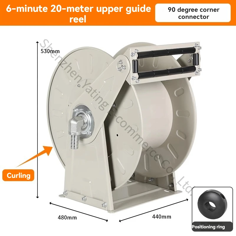 

1Inch Automatic Telescopic Tube Roller 6 Minutes Car Mounted Diesel Oil Pipe 10 Meters 15 Meters 20 Meters Storage Tray