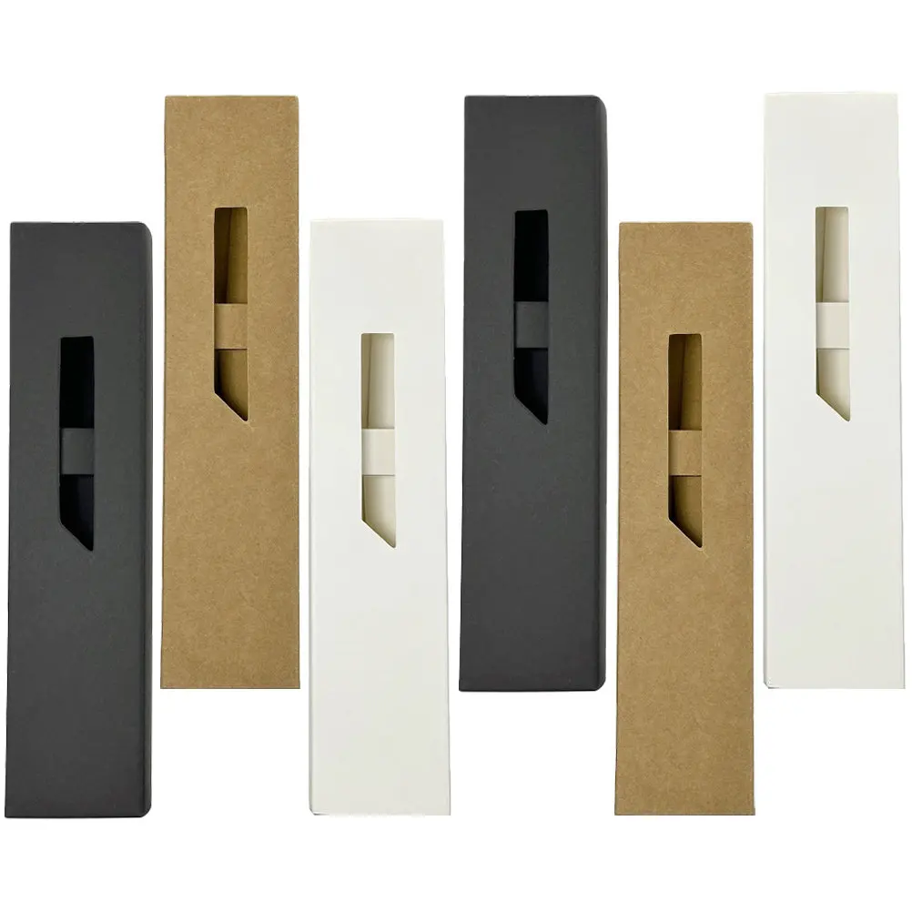 

Набор из 6 бумажных чехлов-держателей для одной ручки или карандаша, портативный, легкий органайзер для хранения, простой и элегантный дизайн