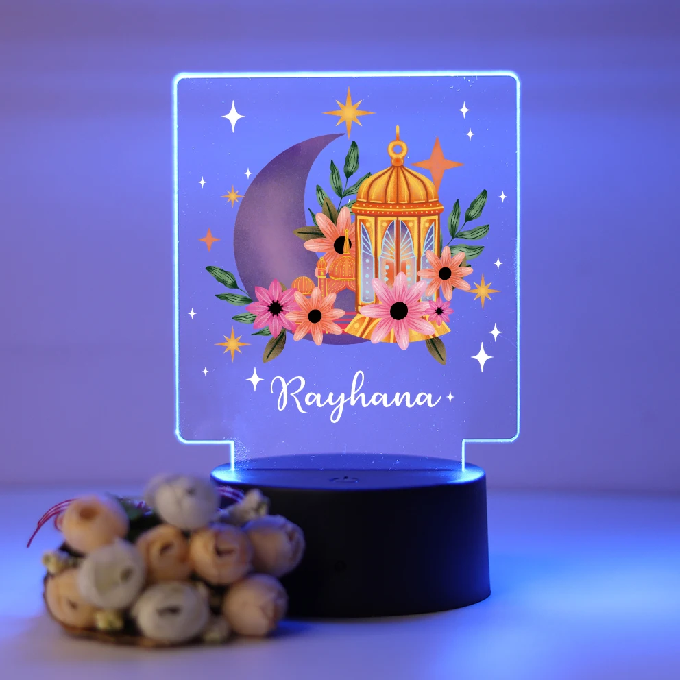 Personalized Custom Castle Funny  3D Led Night Lamp For Home Decoration Usb Ambient Desk Lamp With Touch Button