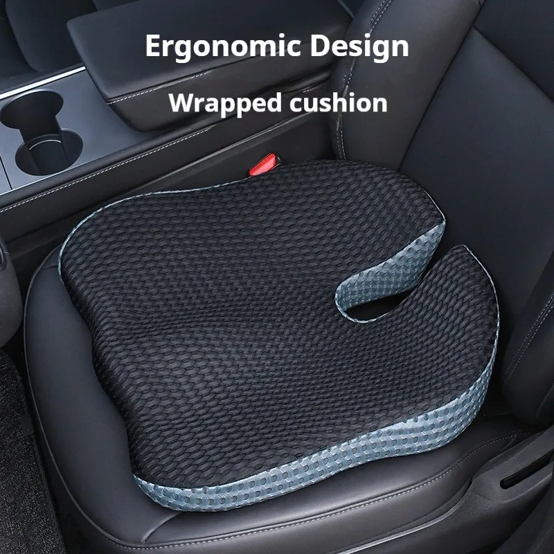Car Main Driver Seat Booster Seat Cushion Memory Foam Cushion Relief Chair Suitable All-season Booster Universal Comfort Seat