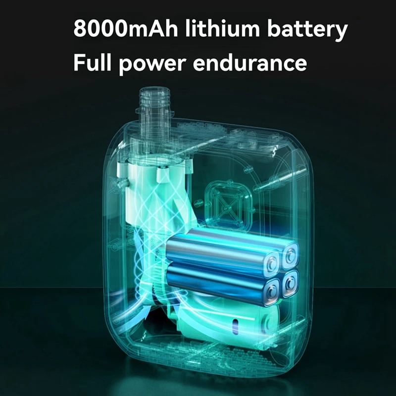 مضخة قابلة للنفخ مضخة كهربائية مجداف مجلس قابلة للشحن 25PSI SUP مضخة كهربائية محمولة لركوب الأمواج