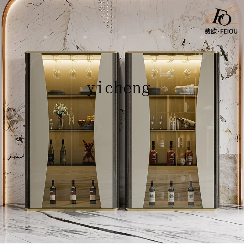 

glass wine cabinet against the wall wine cabinet restaurant paint double door bookcase