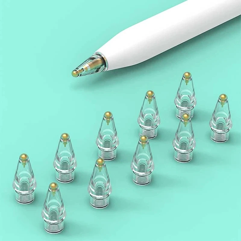 Ersatz tipps für Apple Pencil 1 2 kompatible Genipad Pro Pencil Nib für ipad Bleistift 1/Bleistift 2 st Gold Silber Spitze