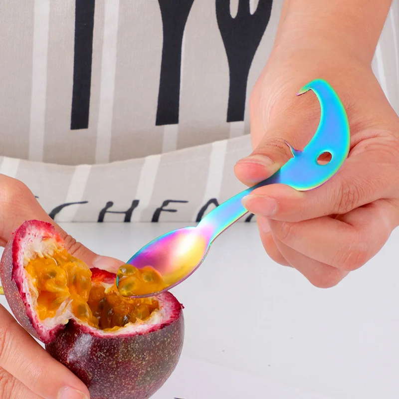 Stainless Steel Fruit and Vegetable Tools Passion Fruit Tools Kitchen Gadgets Multifunctional Creative Kitchenware Can Opener