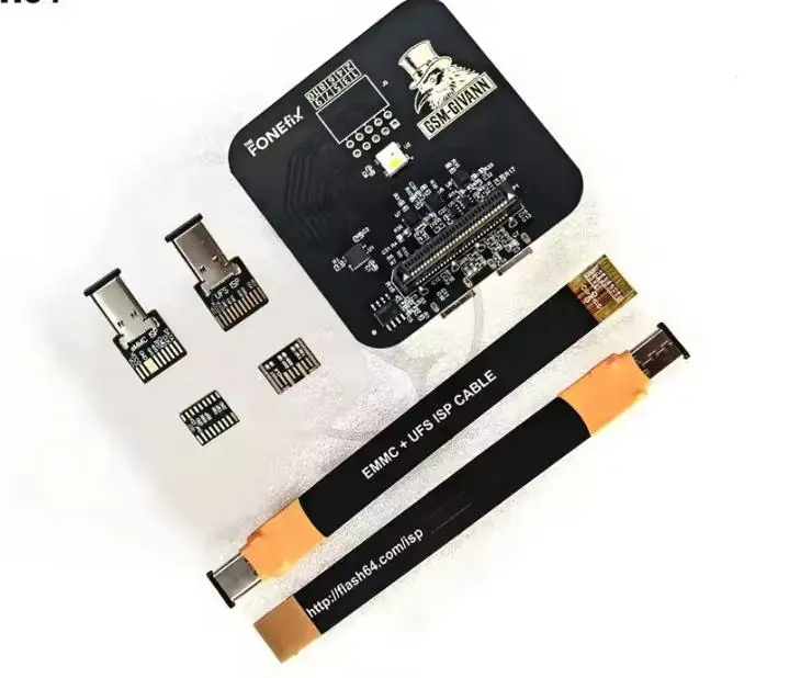 

2026 LAST NEW F64 Box Flash 64 UFS/EMMC ISP V2 with EMMC/UFS ISP Flex Cable for Flash 64 Box