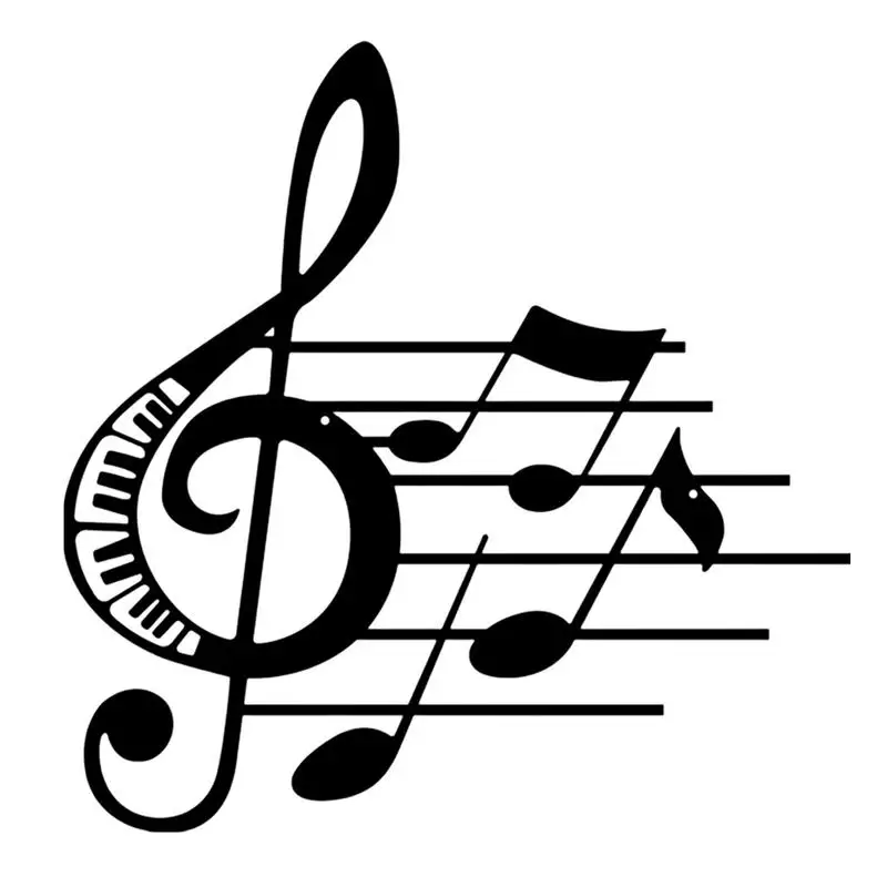 Tema de música nota sinal de metal cabide de parede com nota de música design arte da parede decoração esculturas de parede corte fino aumenta a ambiente