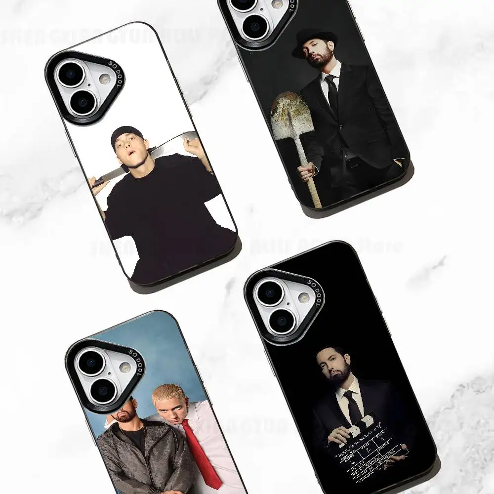 

Hip-Hop Eminem Rapper Phone Case For IPhone 17 16e 16 15 14 13 12 Pro Max X XR XS MAX Back Cover